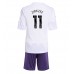 Manchester United Joshua Zirkzee #11 Bortedraktsett Barn 2025-26 Korte ermer (+ Korte bukser)